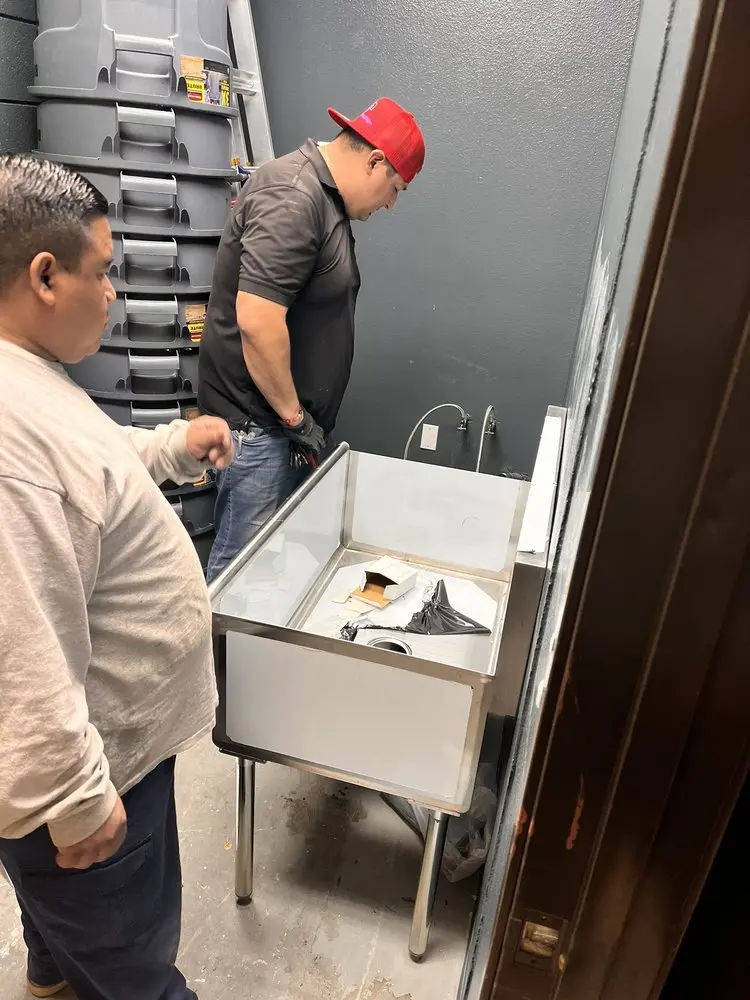 Commercial plumbing and sink installation in Glenbrook