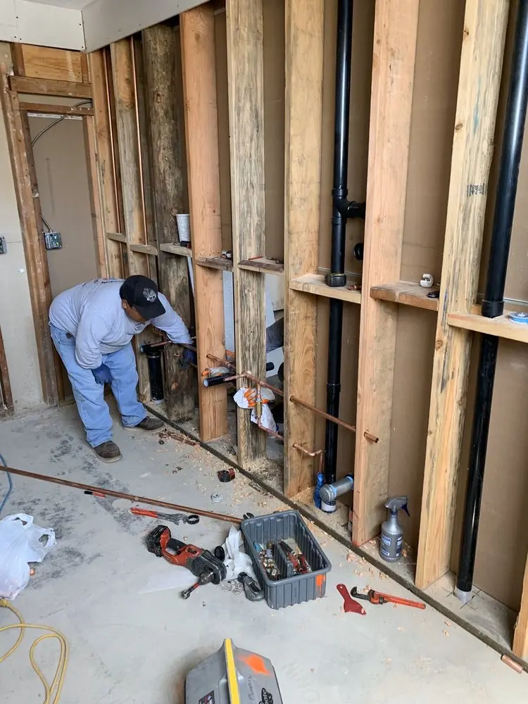 Commercial rough-in plumbing for Water Heater Replacement in Glenbrook